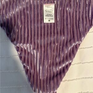 Dippin' Daisy's Purple Striped Bikini Bottom